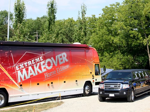 Extreme Makeover Home Edition bus