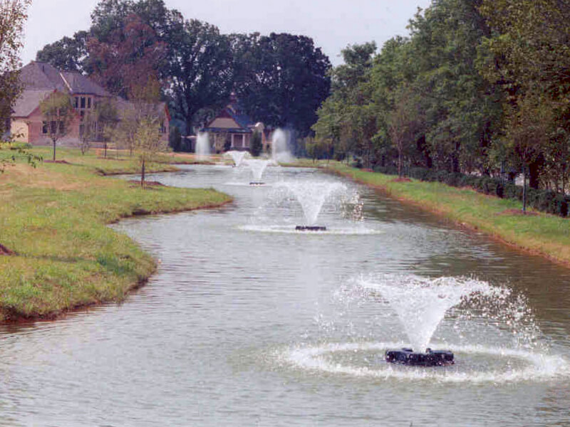Otterbine's Phoenix Aerating Fountains in the Chatelaine Community
