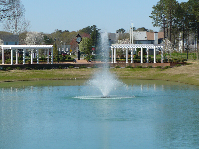 The Otterbine TriStar Aerating Fountain at Terry Peterson Residential
