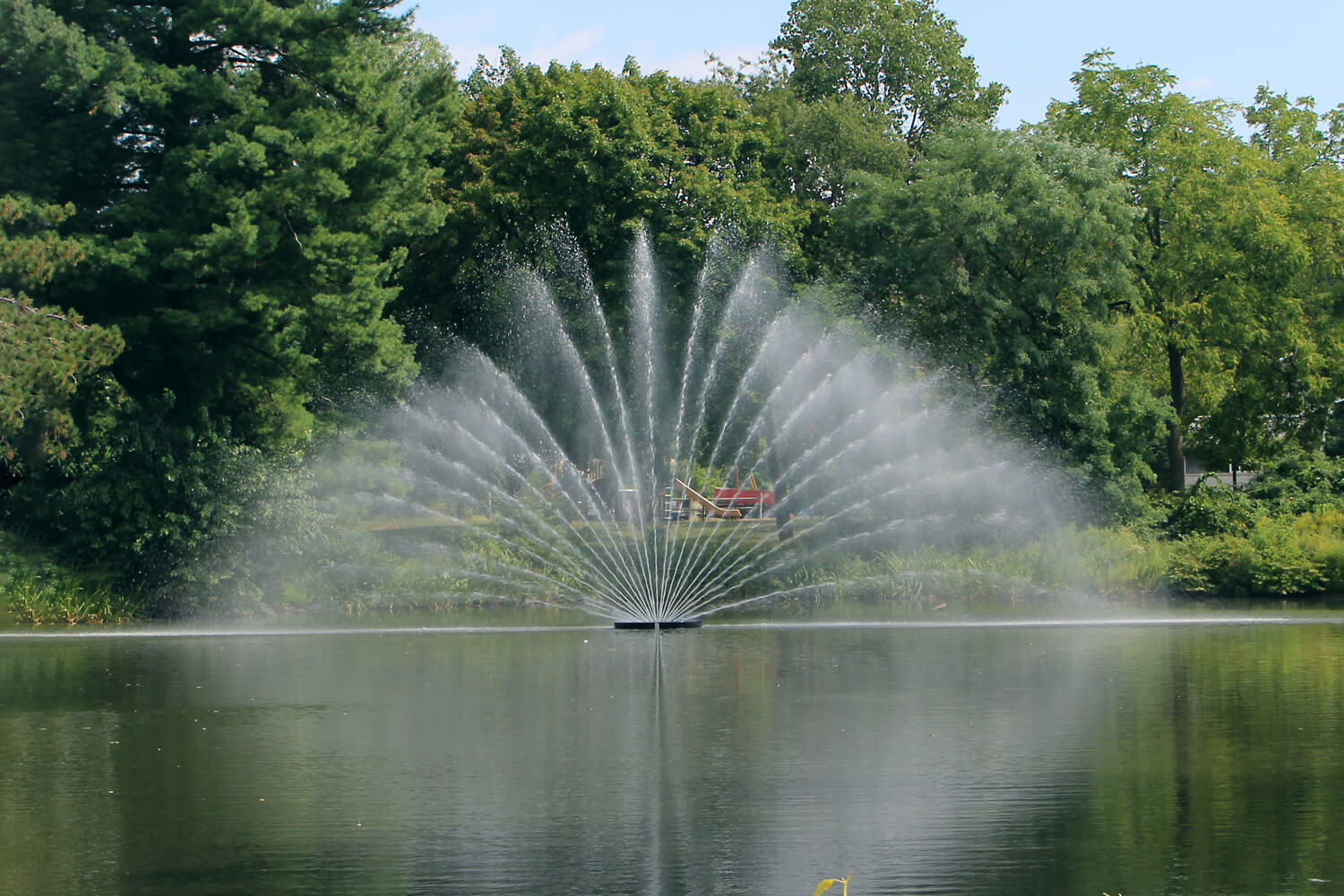One of Otterbine's Aries Giant Aerating Fountains